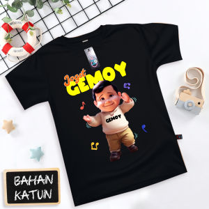 kaos anak gemoy bahan katun couple adik kakak 1-9 thn