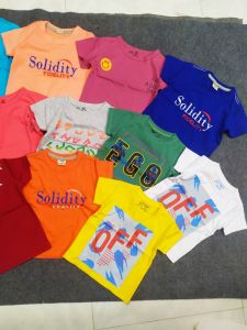 Combo 3 áo thun ngắn tay cho bé trai/gái 7-22kg