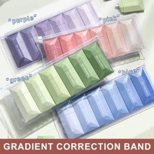 Giorgione correction tape christmas giveaways for kids 6Pcs/Set Gradient Color White Out Corrections Tape Japanese 36m Error Correction Tools Kawaii Creative Spot Covering Tape Office Accessorie