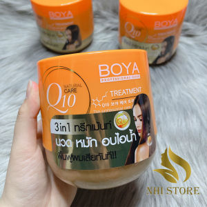 Kem ủ hấp dầu Q10 Boya nuôi dưỡng giúp tóc phục hồi mềm mại dành cho tóc khô hư tổn thái lan 500g