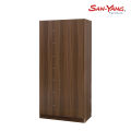 San-Yang Wardrobe Cabinet 111122 Walnut. 