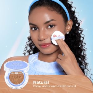 BIOAQUA AquaLock ALL DAY Hybrid Cushion SPF35 PA+++ Bedak Cushion Waterproof BB Cushion