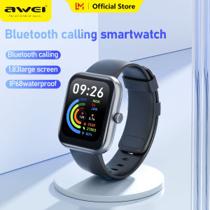 Awei นาฬิกาอเล็กซาสำหรับผู้ชายและผู้หญิงมีโหมดกีฬาหลากหลาย IP68 รองรับอัตราการเต้นสมาร์ทวอท์ชกันน้ำได้