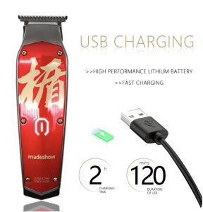 Madeshow M11 Professional Hair Clippers Carving Mark Oil Head Electric Hair Trimmer Shaved Head Haircut Machine