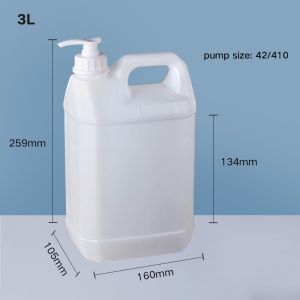 【SunnySpace】ขวดแกลลอนเปล่า หัวปั้ม+แกลลอน 1L 3L 5L Food Grade คุณภาพดี ใช้กับอาหารและยาได้