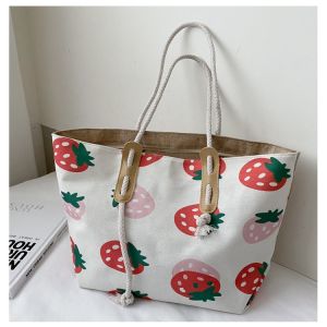 DROPASSIST 1470 Women Large Canvas Handbag Beg Besar Shoulder Bag Woman Handbag Tote Beg Tangan Wanita Big Beg
