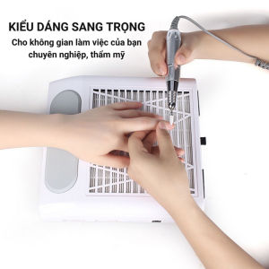 Máy hút bụi Nail thế hệ mới BQ858-8 công suất cao 80W thiết kế sang trọng siêu khoẻ bền Chính Hãng [ 𝐓𝐔́ 𝐀𝐍𝐇 𝐍𝐀𝐈𝐋 ]