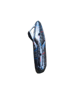 Forged Merah Biru Cover Knalpot VARIO 125 OLD