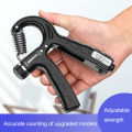 5-60Kg Hand Gripper R-Shape Adjustable Countable hand Grip Strength Exercise Strengthener Gripper. 