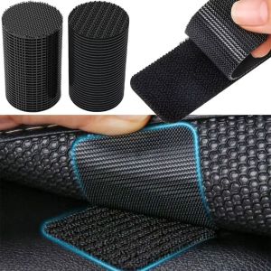 GIORGIONE STORE Thin Hidden Design Adhesive Fastener Patch Peel And Paste Sticky Backing Car Floor Mat Fixation Sticker Smooth Surface Stick Reliable Adhesive Fixation Patch Car Interior Fixing