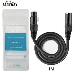 XLR Male To Female Microphone Cable Audio Cord XLR M/F 3Pin Cable 1m/3m/5m/10m