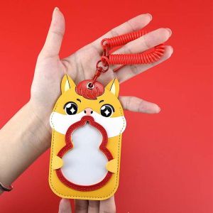 YONDO New Year Gifts Foal Card Cover Dustproof Transparent Cartoon Photocard Holder Card Sleeve Anti-lost Photo Protective Case Students