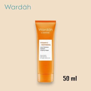 Wardah C-defense Vitamin C + Panthenol Anti-Pollution Radiant Creamy Wash