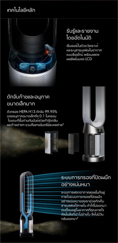 Dyson pure hot and deals cool air purifier