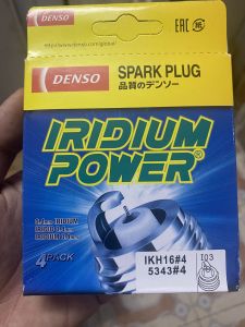 Bộ 4 Bugi Denso Iridium IKH16 IKH20 IKH20TT 5344 Xe Toyota Innova Fortuner Hiace SONATA SANTAFE TUCSON SORENTO LEXUSS