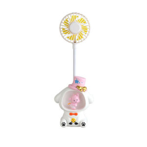 Indo 1866 - Kipas Mini Karakter 3 in 1 / Rautan Pensil dan Lampu LED Portable