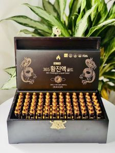 Tinh Chất Đông Trùng Hạ Thảo 365 HwangJin Hàn Quốc hộp gỗ 60 ống - Tăng cường hệ miễn dịch Cải thiện chức năng gan thận