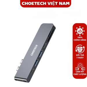 Hub chuyển 7in 2 Choetech HUB-M14 dùng cho Macbook