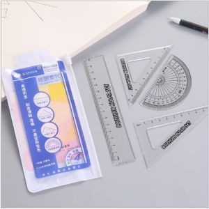 Bộ thước kẻ Eke Đo độ học sinh Dày Đẹp