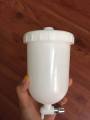 Cốc nhựa đựng sơn (loại tốt, có hộp) dung tích 400ml dùng cho súng phun sơn bình bên. 