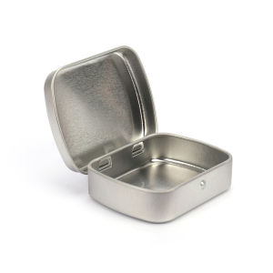 Christmas gift 【AYLMER】 Survival Kit Small Empty Metal Black Flip Storage Box Case For Key Candy