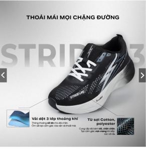 Giày Thể Thao Chạy Bộ Nam Nữ GOYA STRIDES 3 Năm 2025 6 - Siêu Nhẹ Êm Thoáng Khí Năng Động