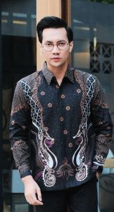 WOUBATIK - Kemeja Batik Sanggit Slimfit Lapis Furing KP 387