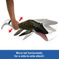 [2025 JURASSIC WORLD MOVIE] Jurassic World Rebirth Bite N Blast Mosasaurus Action Figure & Mini Dilophosaurus (JCH00). 