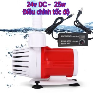 Máy Bơm Chìm Tuần Hoàn 24v 25w Bơm Lọc Nước Bể Cá Tiểu Cảnh Động Cơ Không Chổi Than DC 05B 1100L/h điều chỉnh tốc độ