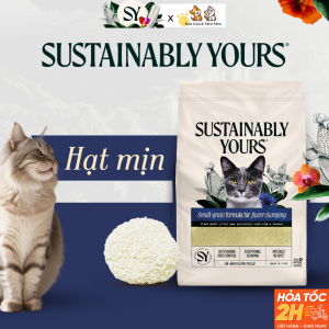 (seal 118kg) Sustainably Yours Cát sắn vệ sinh hữu cơ Mèo