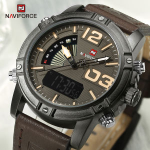 Đồng Hồ Đeo Tay Thương Hiệu Sang Trọng Hàng Đầu Của Naviforce 9095 Dành Cho Nam Thời Trang Thể Thao Nam Đồng Hồ Quartz Xu Hướng Đồng Hồ Đeo Tay Quà Tặng