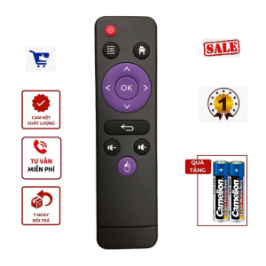 Remote đầu bấm từ xa IR chất lượng cao cho H96Max X3 H96Mini Mx1 H96Max Rk3318 - Điều khiển đầu TV Box MX9 MX9 PRO RK3328 TV MX10 RK3328 Android 8.1 7.1 MX10 IPTV TV Box - hàng tốt có bảo hành - TẶNG KÈM PIN