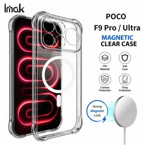 Magnetic Case For POCO F9 Ultra Pro 5G Raised Edge Airbag Bumper Anti Yellow CA0003