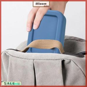 Follow Get New[Bloom Z] Solid Shampoo Bar Holder Large Leakproof Travel Soap Case Silicone Soap Box With Draining Layer Enhanced Soap Container