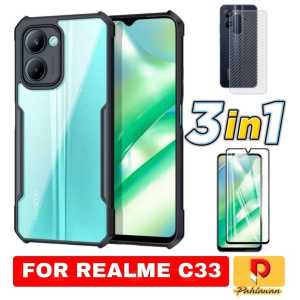 PAKET 3 IN 1 CASE REALME C53 NFC / REALME C55 NFC / REALME 10 4G / REALME C33 SOFT HARD CASE SUPER SLIM EXCELLENT