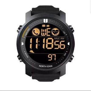 NORTH EDGE LAKER JAM TANGAN PRIA PEDOMETER DISTANCE HEART RATE
