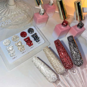 Set Gel Nhũ Flash 4 Màu MiLan Tặng Bảng Màu