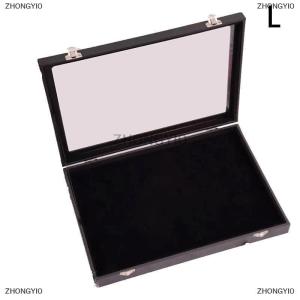 [COD] ZHONGYI0 Trong suốt chống bụi pin hiển thị hộp cho huy chương Trang sức bộ sưu tập hiển thị Khung pin huy chương hiển thị trường hợp huy hiệu lưu trữ hộp