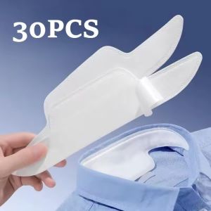 100pcs White Disposable Collar Sweat Absorbent Patch for Women Anti Fouling Shirt Sticker Hat Anti-dirty Sweat Absorbing Strips h260702