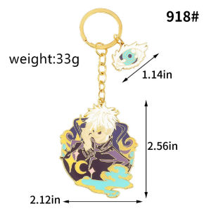 Anime Jujube Kaisen Metal Keychain Keyring Clip Yuji Ryomen Sukuna Megumi Jewelry Gift