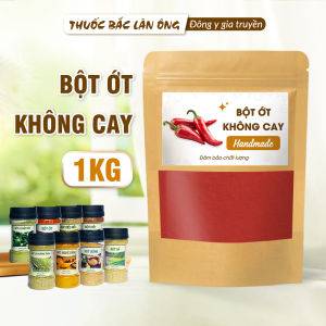 Bột ớt không cay 1kg ớt bột không mặn khô xay dùng làm gà nướng muối ớt kim chi ướp thịt