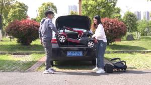 Jianniu Elderly Scooter Car Elderly Scooter Mule Cart Elderly Electric Car Small Bus Double Disabled Battery Car