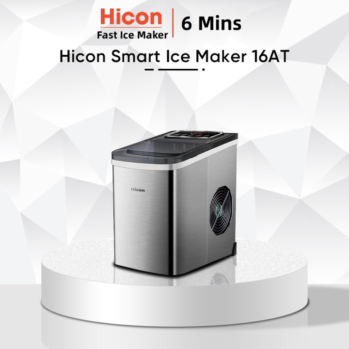 Hicon Ice Maker Portable Ice Maker Machine Electric Automatic 15kg24H
