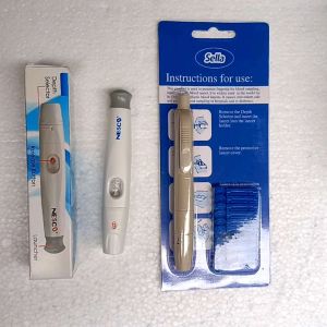 Pen Lancet Bekam Pen Lancing + 10pc Jarum Device Pen Lancet Bekam Pen lancing / Lancing Device