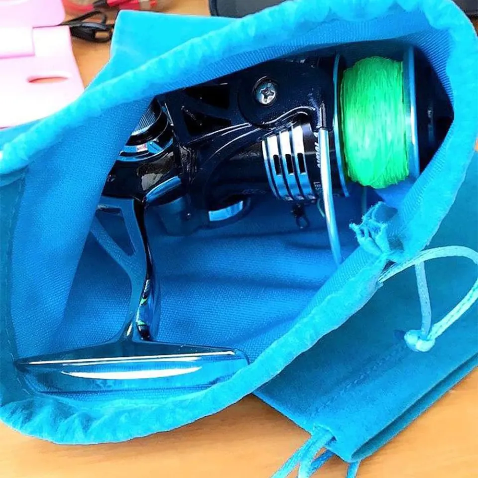 Cheap Protective Bag Raft Fishing Wheel Bag Drawstring Reel Pouch