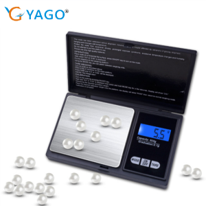 RCYAGO Jewelry Mini Stainless Steel Electronic Scale Digital Pocket Scale Gold Gram Balance Weight Scale Portable Pocket Scale 100g