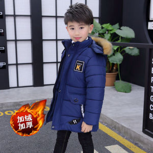 2023 New Brand Russian Winter Coats Kids Winter Jacket For Boys Snowsuit Parkas For Teenagers Boys Thick Long Coat 4-13 Years YCHION