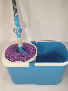 Bộ cây lau nhà + thùng đựng nước thông minh xoay 360 tự vắt