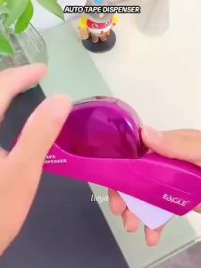Hand Held Smart Tape Cutter Stationery Tape Dispenser Transparent Hand-Held Adhesive Tape Machine