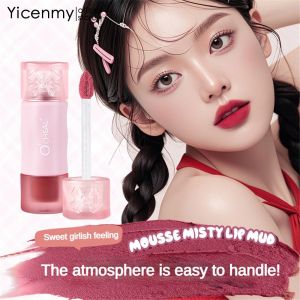 มูสหมอกริมฝีปากลิปแมทกำมะหยี่เคลือบกันน้ำคงทนลิปกลอสลิปสติกสำหรับผู้หญิง